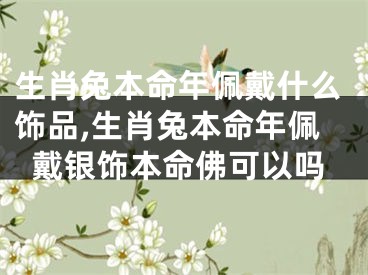 生肖兔本命年佩戴什么饰品,生肖兔本命年佩戴银饰本命佛可以吗