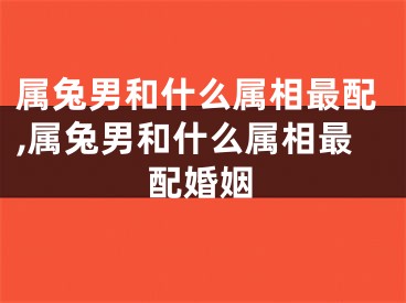 属兔男和什么属相最配,属兔男和什么属相最配婚姻