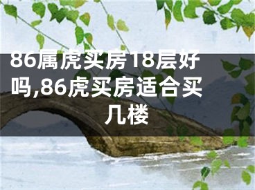 86属虎买房18层好吗,86虎买房适合买几楼