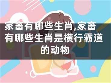 家畜有哪些生肖,家畜有哪些生肖是横行霸道的动物