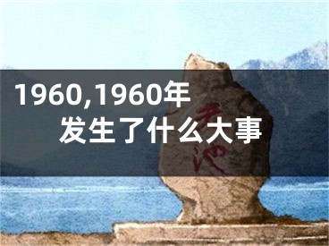 1960,1960年发生了什么大事