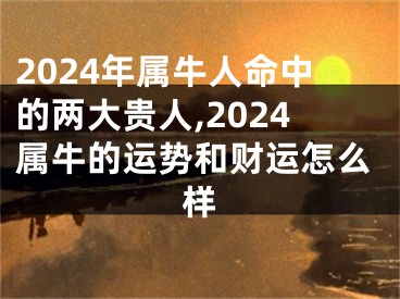 2024年属牛人命中的两大贵人,2024属牛的运势和财运怎么样