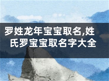 罗姓龙年宝宝取名,姓氏罗宝宝取名字大全