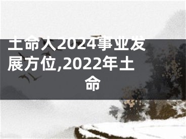 土命人2024事业发展方位,2022年土命
