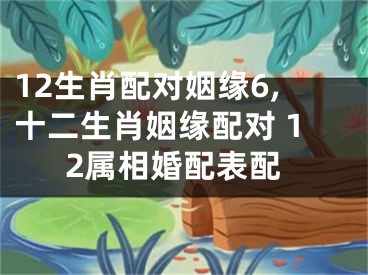 12生肖配对姻缘6,十二生肖姻缘配对 12属相婚配表配