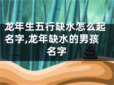 龙年生五行缺水怎么起名字,龙年缺水的男孩名字