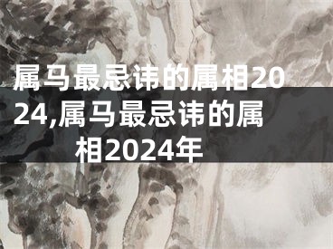 属马最忌讳的属相2024,属马最忌讳的属相2024年