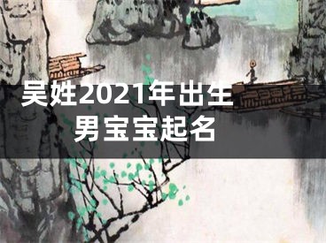  吴姓2021年出生男宝宝起名 