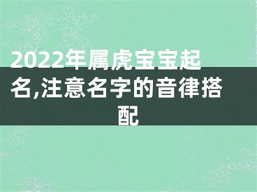 2022年属虎宝宝起名,注意名字的音律搭配