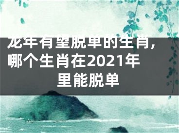 龙年有望脱单的生肖,哪个生肖在2021年里能脱单