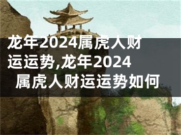 龙年2024属虎人财运运势,龙年2024属虎人财运运势如何