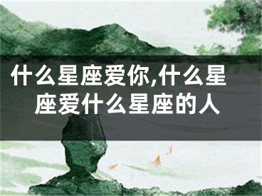 什么星座爱你,什么星座爱什么星座的人