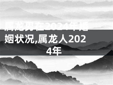 属龙男在2024年婚姻状况,属龙人2024年