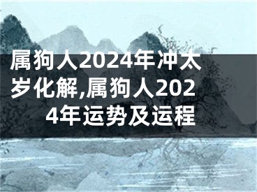 属狗人2024年冲太岁化解,属狗人2024年运势及运程