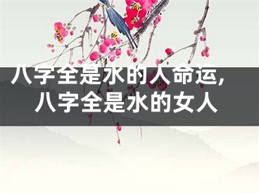 八字全是水的人命运,八字全是水的女人