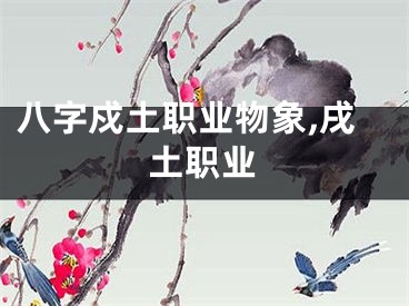 八字戍土职业物象,戌土职业