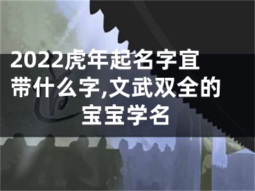 2022虎年起名字宜带什么字,文武双全的宝宝学名