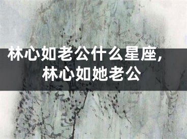 林心如老公什么星座,林心如她老公