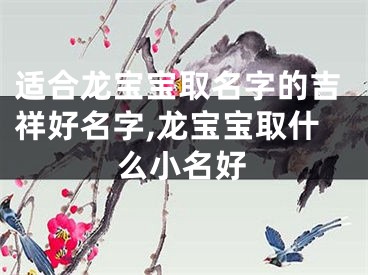 适合龙宝宝取名字的吉祥好名字,龙宝宝取什么小名好