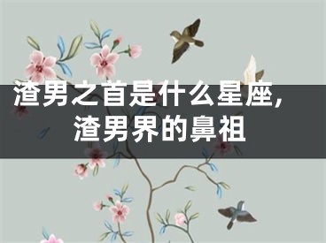 渣男之首是什么星座,渣男界的鼻祖