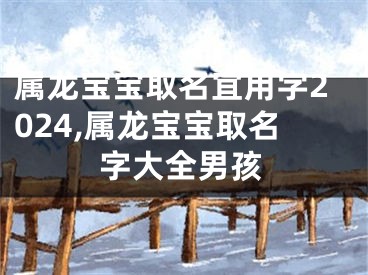 属龙宝宝取名宜用字2024,属龙宝宝取名字大全男孩