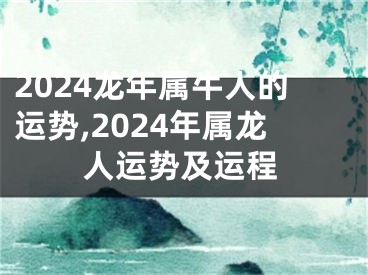 2024龙年属牛人的运势,2024年属龙人运势及运程