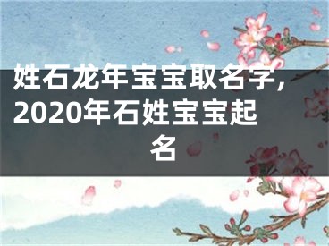 姓石龙年宝宝取名字,2020年石姓宝宝起名