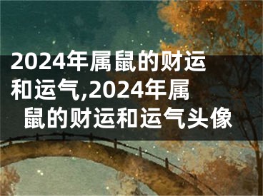 2024年属鼠的财运和运气,2024年属鼠的财运和运气头像