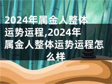 2024年属金人整体运势运程,2024年属金人整体运势运程怎么样