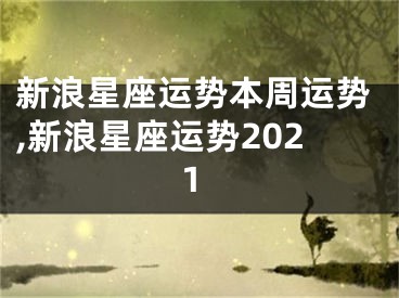 新浪星座运势本周运势,新浪星座运势2021