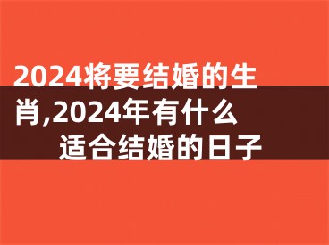 2024将要结婚的生肖,2024年有什么适合结婚的日子