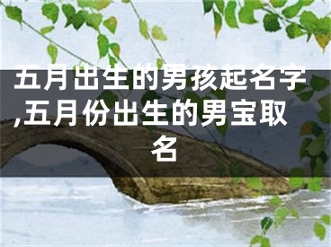 五月出生的男孩起名字,五月份出生的男宝取名