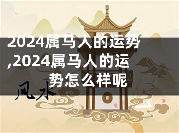 2024属马人的运势,2024属马人的运势怎么样呢