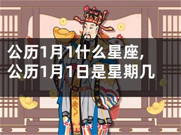 公历1月1什么星座,公历1月1日是星期几