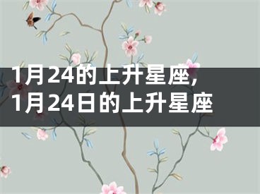 1月24的上升星座,1月24日的上升星座