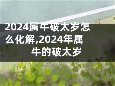 2024属牛破太岁怎么化解,2024年属牛的破太岁