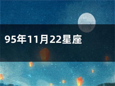 95年11月22星座