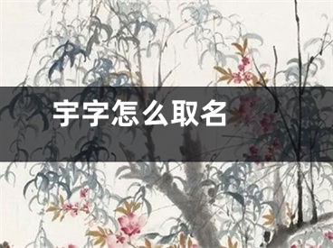  宇字怎么取名 