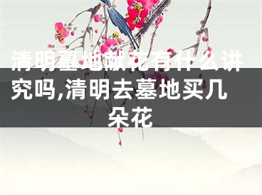 清明墓地献花有什么讲究吗,清明去墓地买几朵花