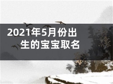  2021年5月份出生的宝宝取名 