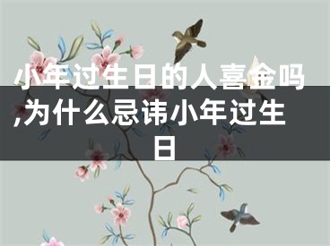 小年过生日的人喜金吗,为什么忌讳小年过生日