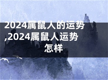 2024属鼠人的运势,2024属鼠人运势怎样