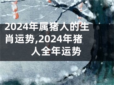 2024年属猪人的生肖运势,2024年猪人全年运势