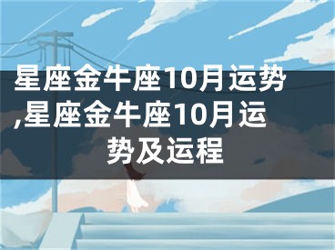 星座金牛座10月运势,星座金牛座10月运势及运程