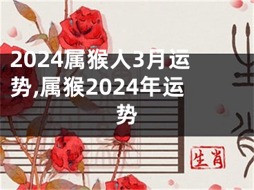 2024属猴人3月运势,属猴2024年运势