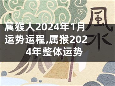 属猴人2024年1月运势运程,属猴2024年整体运势