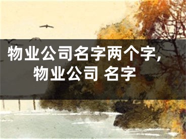 物业公司名字两个字,物业公司 名字