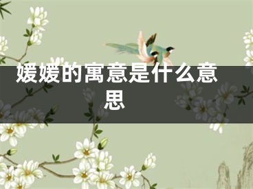  媛媛的寓意是什么意思 