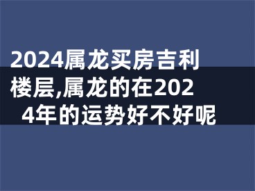 2024属龙买房吉利楼层,属龙的在2024年的运势好不好呢