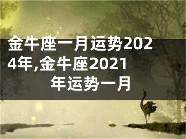 金牛座一月运势2024年,金牛座2021年运势一月